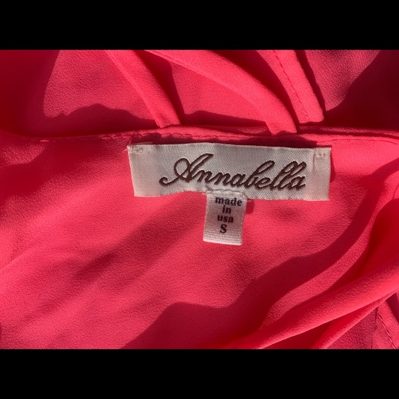 Annabella cute pink tank top - Picture 3 of 4